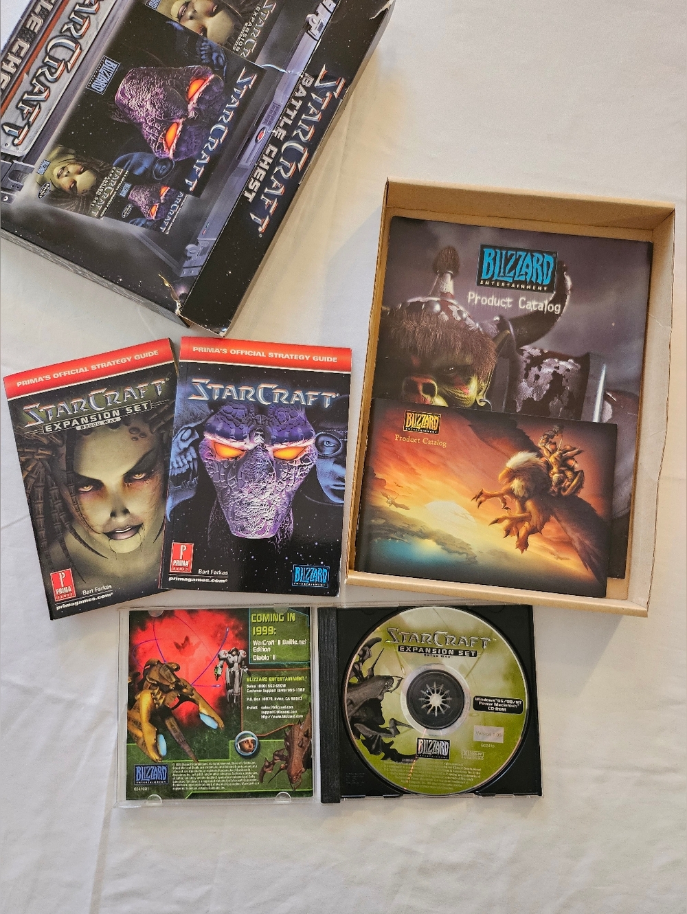 Blizzard StarCraft Battle Chest PC Manual Strategy Guide Multiplayer